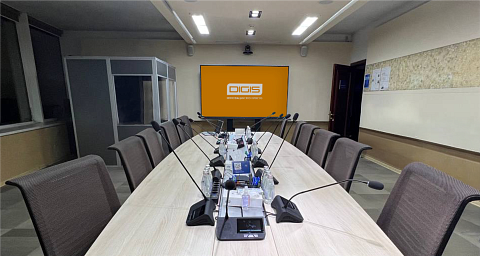 Оснащение конференц-зала для международных переговоров - АК Алтыналмас